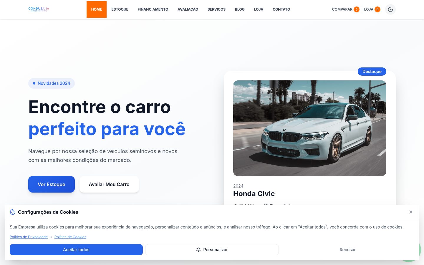 Azul Minimalista