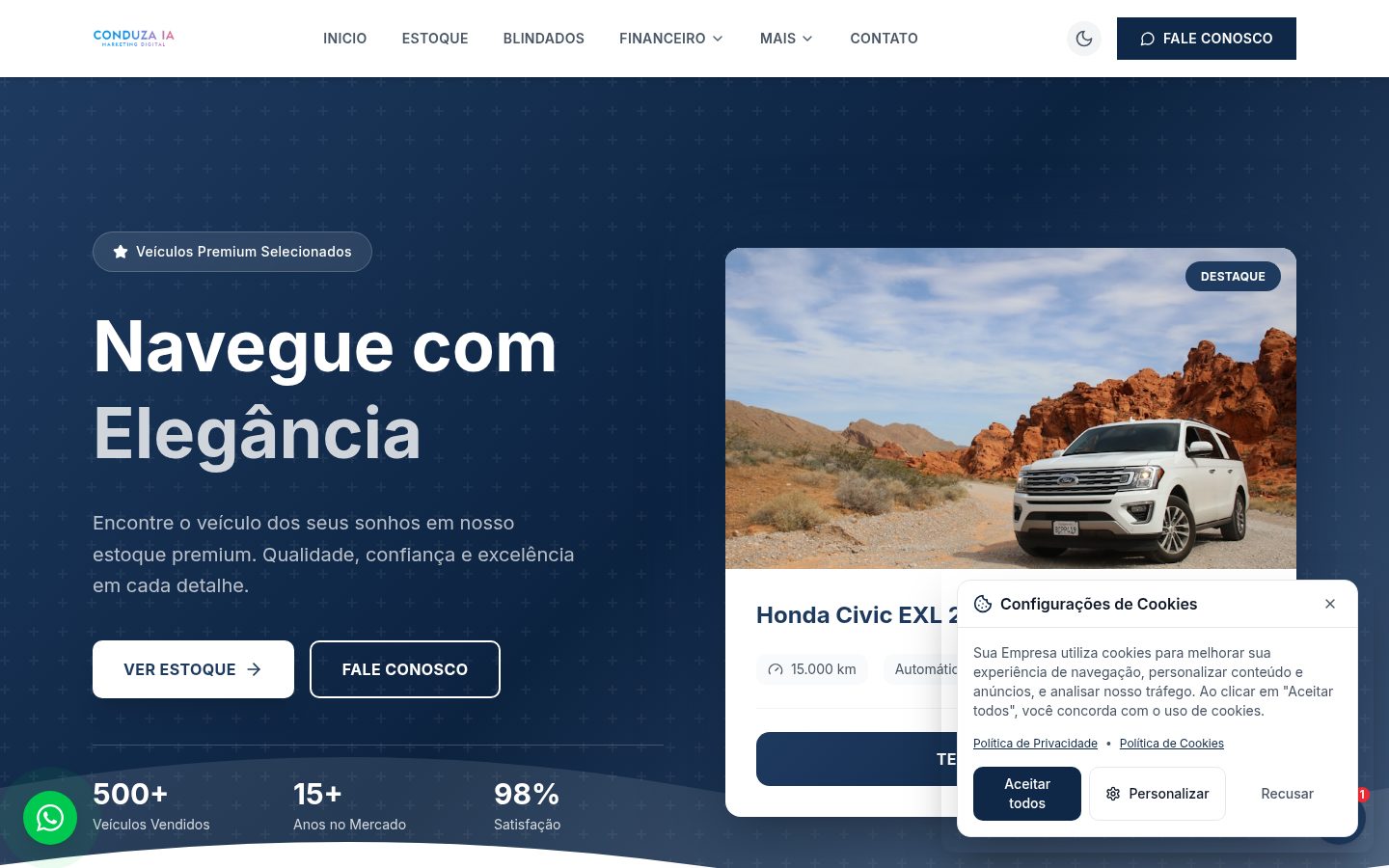 Marinho Sofisticado